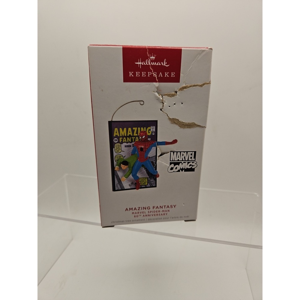 Hallmark 2022 Spider-Man AMAZING FANTASY #15 60th Anniversary Ornament (491) - Picture 1 of 7